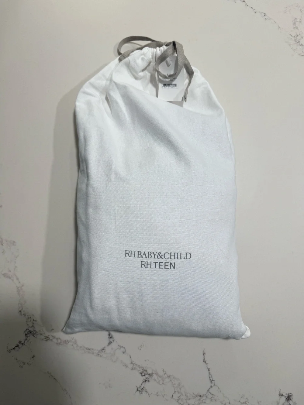 NWT RH Teen Washed Linen Cotton Duvet Cover Full / Queen Ocean Blue Grey
